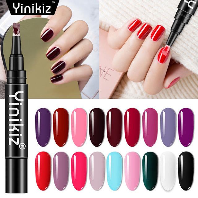 Yininkiz Gel Nail Polish Pen One Step Gel Pencil