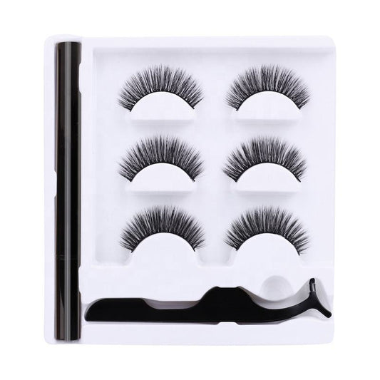 New magic eyeliner eyelash set false eyelash set upgraded magic eyeliner dual-use