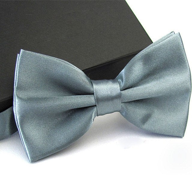 1Pc Men's Bow Tie Fashion Classic Satin Tuxedo Ties For Men Wedding Party Adjustable Bowtie Butterfly Mens Ties