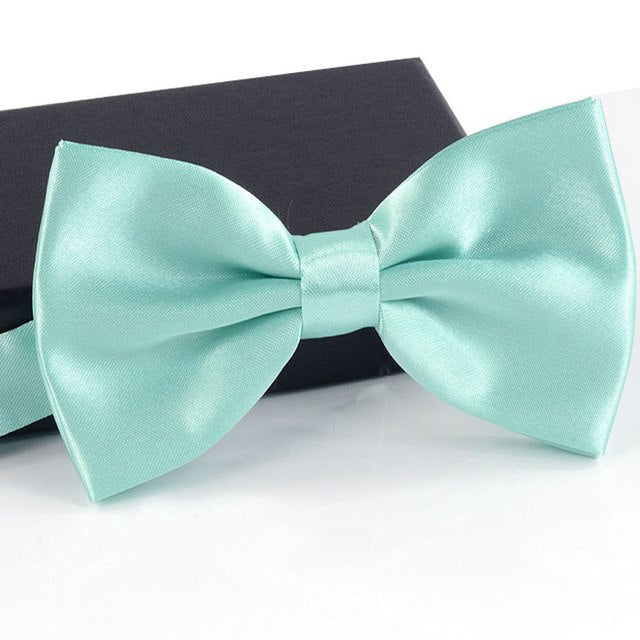 1Pc Men's Bow Tie Fashion Classic Satin Tuxedo Ties For Men Wedding Party Adjustable Bowtie Butterfly Mens Ties