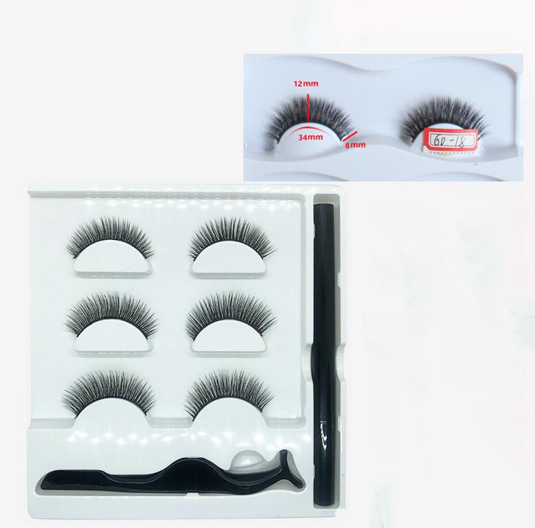 New magic eyeliner eyelash set false eyelash set upgraded magic eyeliner dual-use