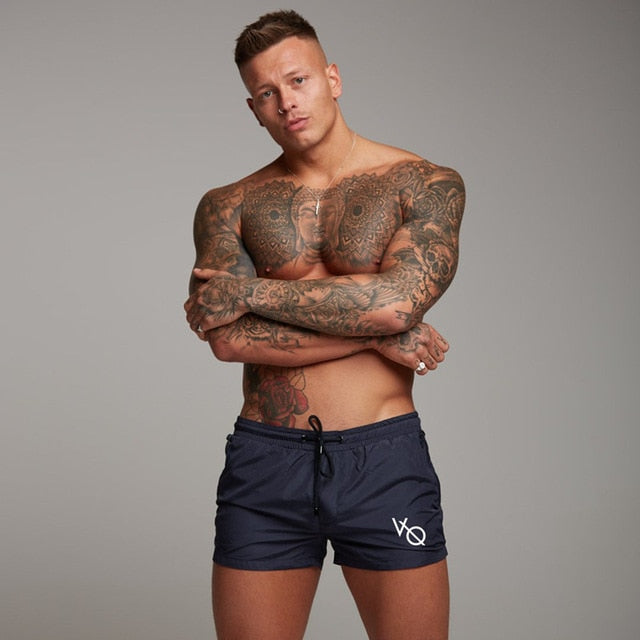 Men Gyms Fitness Bodybuilding Shorts Mens Summer Casual Cool Short Pants Male Jogger Workout Beach Breechcloth Bottoms