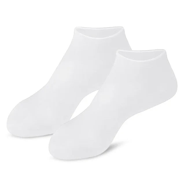 Silicone Socks Moisturizing Gel Socks Exfoliating and Preventing Dryness Spa Foot Care Tool Cracked Dead Skin Remove Protector