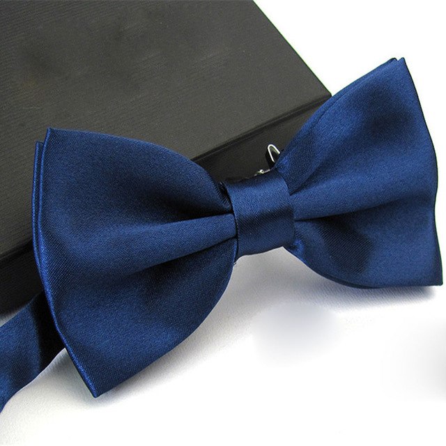 1Pc Men's Bow Tie Fashion Classic Satin Tuxedo Ties For Men Wedding Party Adjustable Bowtie Butterfly Mens Ties