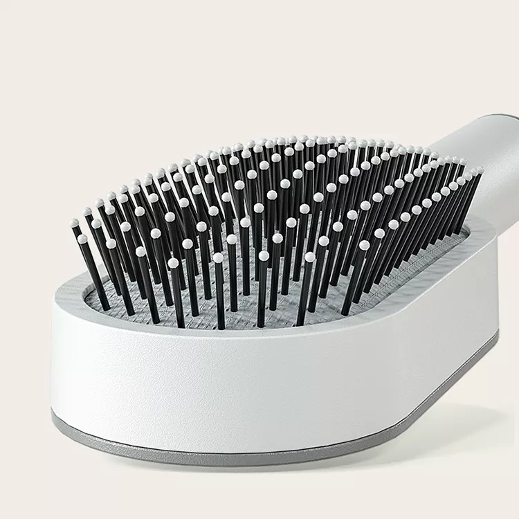 Upgraded Press Type Cleaning Design Air Cushion Comb For Women's Long Hair Air Bag Massage Comb Household Comb