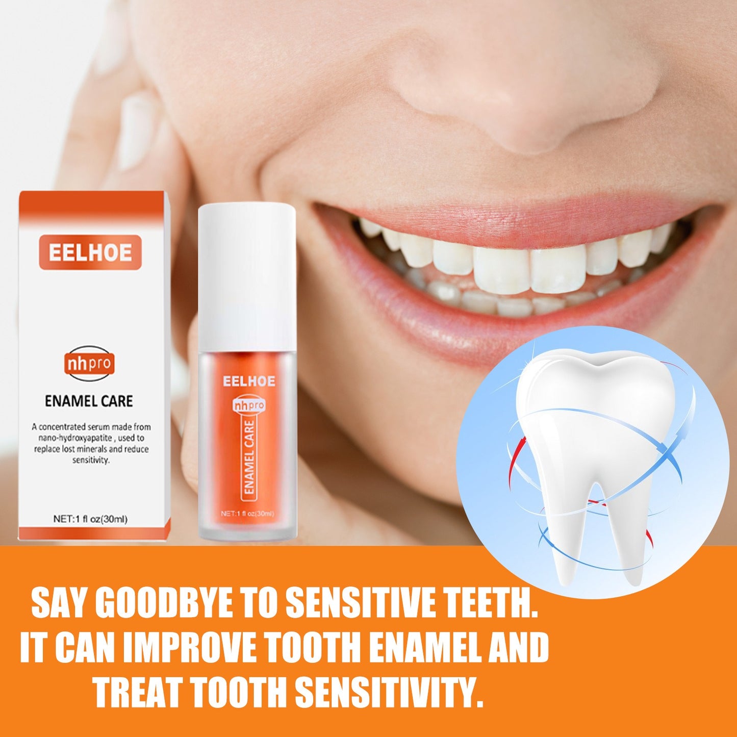 EELHOE V34 Toothpaste Purple Orange Toothpaste For Repairing Teeth Oral Cleaning Whitening And Removing Tooth Stains