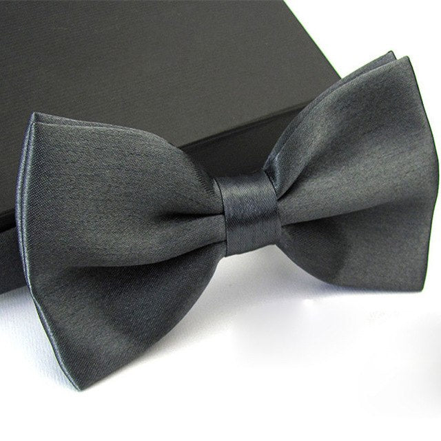 1Pc Men's Bow Tie Fashion Classic Satin Tuxedo Ties For Men Wedding Party Adjustable Bowtie Butterfly Mens Ties