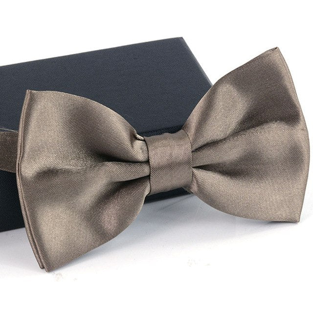 1Pc Men's Bow Tie Fashion Classic Satin Tuxedo Ties For Men Wedding Party Adjustable Bowtie Butterfly Mens Ties