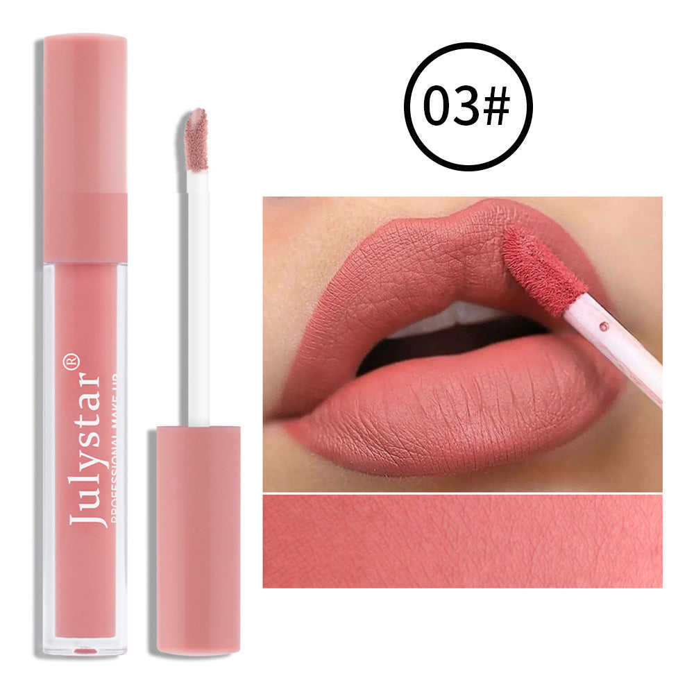 Fog Matte Makeup Free Ice Cream Lip Glaze Velvet Does Not Stick To Lip Mud