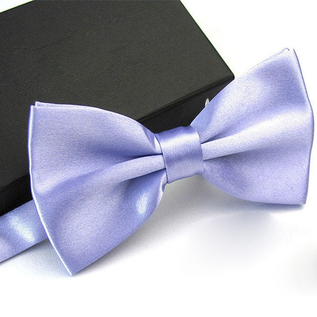 1Pc Men's Bow Tie Fashion Classic Satin Tuxedo Ties For Men Wedding Party Adjustable Bowtie Butterfly Mens Ties