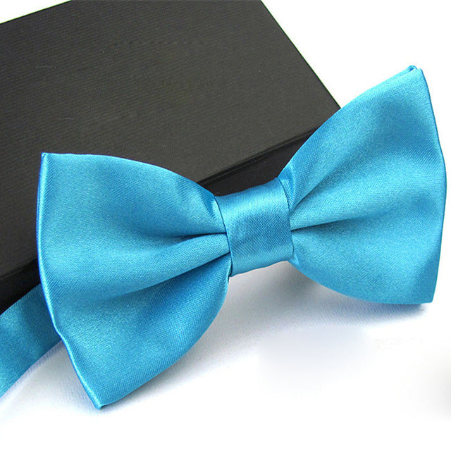 1Pc Men's Bow Tie Fashion Classic Satin Tuxedo Ties For Men Wedding Party Adjustable Bowtie Butterfly Mens Ties