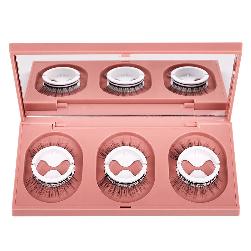 False Eyelashes Warm Gel Free Self-Adhesive Three Pair Suit Pure Manual Natural Exquisite Boxed Japanese False Eyelashes