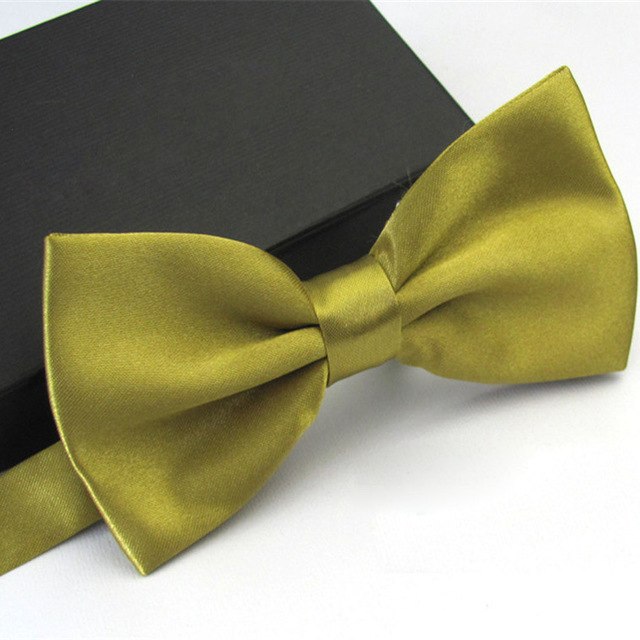 1Pc Men's Bow Tie Fashion Classic Satin Tuxedo Ties For Men Wedding Party Adjustable Bowtie Butterfly Mens Ties