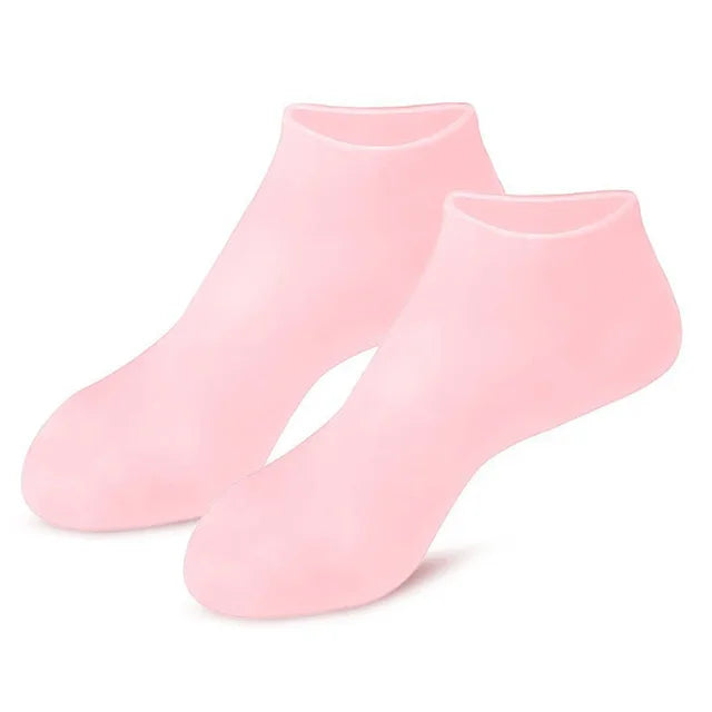 Silicone Socks Moisturizing Gel Socks Exfoliating and Preventing Dryness Spa Foot Care Tool Cracked Dead Skin Remove Protector