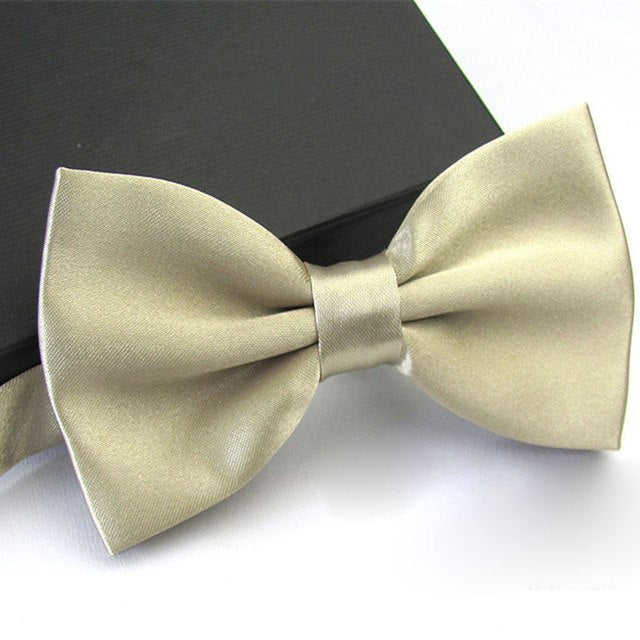 1Pc Men's Bow Tie Fashion Classic Satin Tuxedo Ties For Men Wedding Party Adjustable Bowtie Butterfly Mens Ties