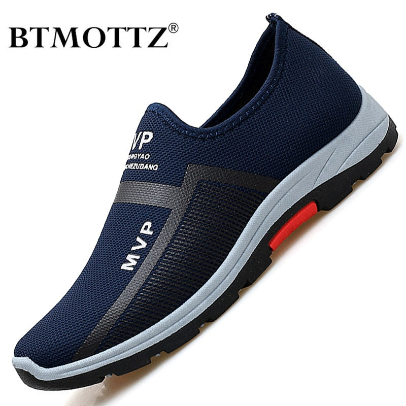 Summer Mesh Men Shoes Lightweight Sneakers Men Fashion Casual Walking Shoes Breathable Slip on Mens Loafers Zapatillas Hombre