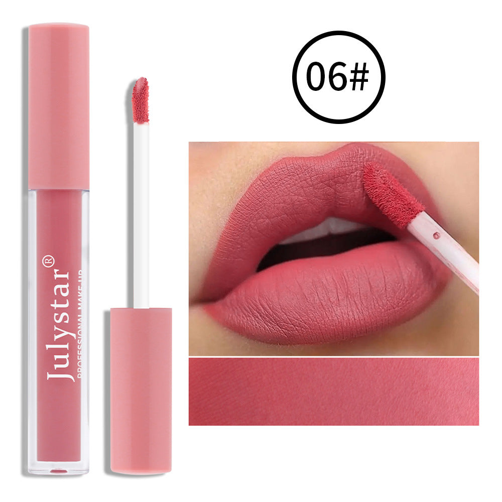 Fog Matte Makeup Free Ice Cream Lip Glaze Velvet Does Not Stick To Lip Mud