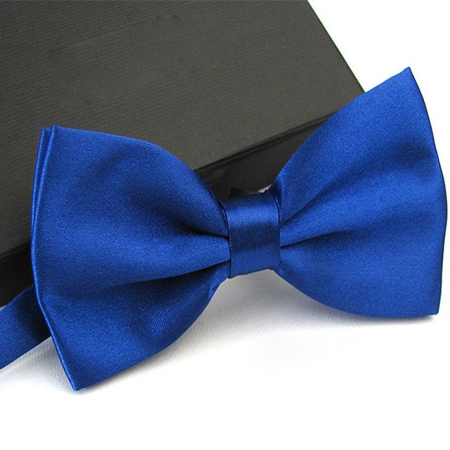 1Pc Men's Bow Tie Fashion Classic Satin Tuxedo Ties For Men Wedding Party Adjustable Bowtie Butterfly Mens Ties