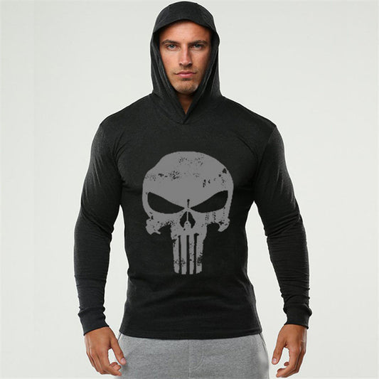 Men Bodybuilding Hoodies Sweatshirt Pullover Hip Hop Mens Clothing punisher Gyms Sportswear